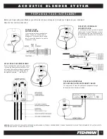 Preview for 3 page of Fishman ACOUSTIC BASS BLENDER Manual