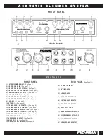 Preview for 5 page of Fishman ACOUSTIC BASS BLENDER Manual