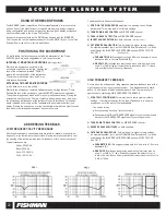 Preview for 20 page of Fishman ACOUSTIC BASS BLENDER Manual