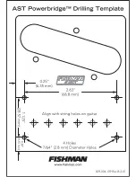 Preview for 1 page of Fishman AST POWERBRIDGE - DRILLING Template