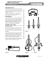 Fishman CONCERT PICKUPS Installation Manual preview