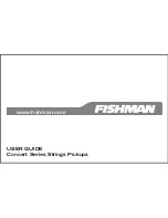 Fishman CONCERT SERIES PICKUP User Manual preview