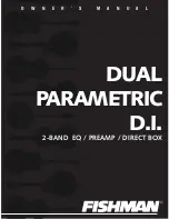 Предварительный просмотр 1 страницы Fishman DUAL PARAMETRIC D.I. Manual