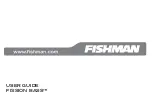 Preview for 1 page of Fishman FISSION BASS User Manual