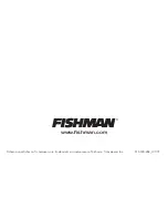 Preview for 8 page of Fishman Fluence Bass pickup User Manual