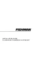 Fishman FLUENCE KEITH MERROW Installation Manual preview