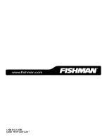 Preview for 1 page of Fishman OEM TRIPLEPLAY User Manual