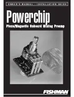 Fishman POWERCHIP Owners Manual And Installation Manual предпросмотр