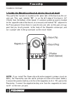 Предварительный просмотр 8 страницы Fishman POWERCHIP Owners Manual And Installation Manual