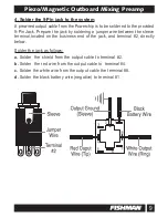 Предварительный просмотр 9 страницы Fishman POWERCHIP Owners Manual And Installation Manual