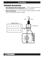 Предварительный просмотр 10 страницы Fishman POWERCHIP Owners Manual And Installation Manual