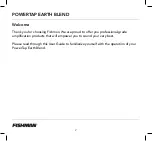 Preview for 2 page of Fishman PowerTap Earth Quick Start Manual