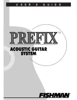 Предварительный просмотр 1 страницы Fishman PREFIX - ANNEXE 600 Manual