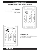 Предварительный просмотр 6 страницы Fishman PREFIX - ANNEXE 600 Manual