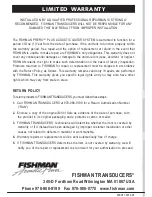 Preview for 12 page of Fishman PREFIX PLUS Manual