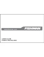 Fishman Prefix Pro blend User Manual предпросмотр