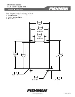 Fishman PREFIX SERIES PREAMP - CUTOUT Template Manual preview