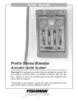 Fishman PREFIX STEREO BLENDER User Manual preview