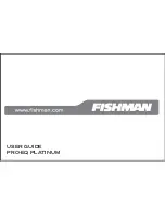 Preview for 1 page of Fishman PRO-EQ PLATINUM BASS User Manual