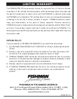 Preview for 4 page of Fishman PRO-EQ Owner'S Manual