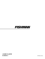 Предварительный просмотр 1 страницы Fishman SA330x User Manual