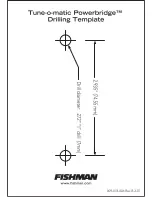 Preview for 1 page of Fishman TUNE-O-MATIC POWERBRIDGE - ROUTING Template Manual