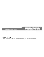 Fishman UNIVERSAL RECHARGEABLE BATTERY PACK User Manual preview