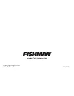 Preview for 8 page of Fishman UNIVERSAL RECHARGEABLE BATTERY PACK User Manual