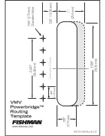 Preview for 1 page of Fishman VMV POWERBRIDGE - ROUTING Template Manual