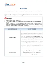 Preview for 13 page of FISIOTECH 112131 Use And Maintenance Manual