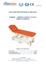 Preview for 1 page of FISIOTECH ERMES Use And Maintenance Manual