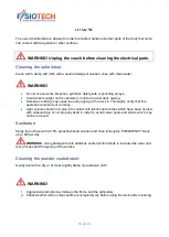 Preview for 14 page of FISIOTECH ERMES Use And Maintenance Manual