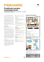 Предварительный просмотр 4 страницы Fiskars 1023661 Manual