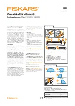 Предварительный просмотр 14 страницы Fiskars 1023661 Manual