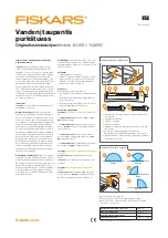 Предварительный просмотр 16 страницы Fiskars 1023661 Manual