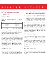 Предварительный просмотр 14 страницы Fissler Vitavit Royal Instructions For Use Manual