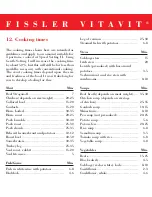 Предварительный просмотр 18 страницы Fissler Vitavit Royal Instructions For Use Manual