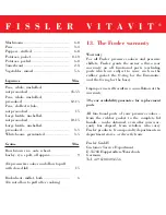 Предварительный просмотр 19 страницы Fissler Vitavit Royal Instructions For Use Manual