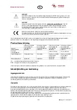 Предварительный просмотр 72 страницы Fisso 4646 Series Instructions For Use Manual