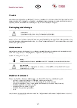 Preview for 23 page of Fisso 4646. Series Instructions For Use Manual