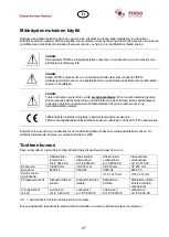 Preview for 97 page of Fisso 4646. Series Instructions For Use Manual