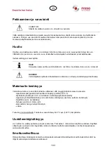 Preview for 103 page of Fisso 4646. Series Instructions For Use Manual