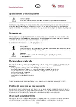 Preview for 133 page of Fisso 4646. Series Instructions For Use Manual