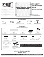 Предварительный просмотр 4 страницы FIT-RIGHT CL 031619 Assembly Instructions Manual