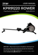 Preview for 1 page of Fit4Home KPR91220 ROWER User Manual