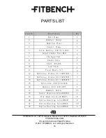 Preview for 16 page of FITBENCH FB03 Manual