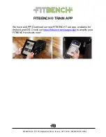 Предварительный просмотр 11 страницы FITBENCH FBF1 Manual