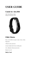 Fitbit Zip Alta HR User Manual preview