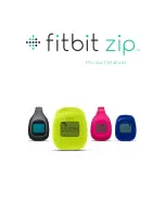 Preview for 1 page of Fitbit Zip Wireless Activity Tracker Product Manual