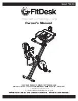 FitDesk FDX 3.0 Owner'S Manual preview